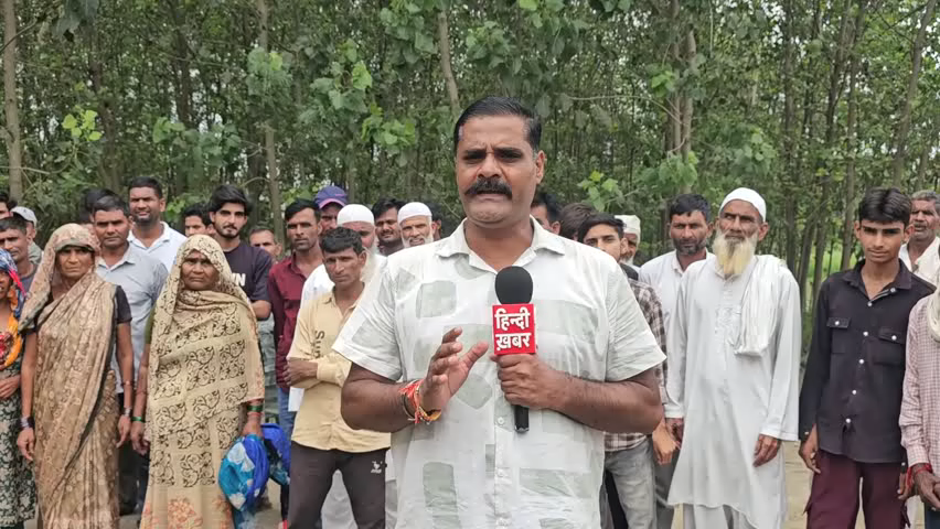 स्वार: पसियापुरा गांव में मुख्य मार्ग और शमशान घाट बनाने की... - Suar News